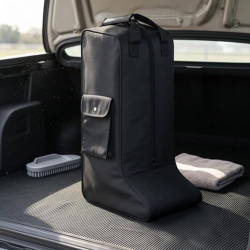 Bolsa para botas de equitación con cremallera y asa portátil 6