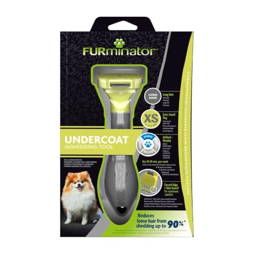 Image of FURminator Undercoat deShedding Tool for Extra Small Long Hair Dogs Under 4.5 kg