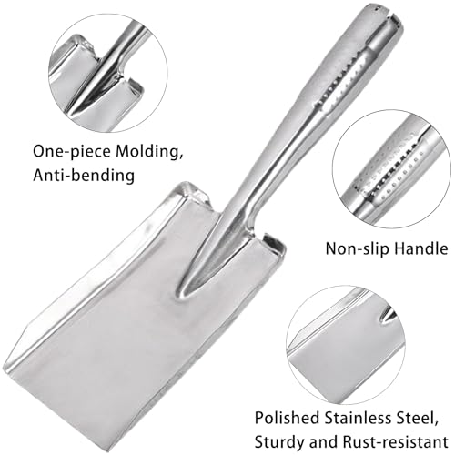 Pala de mano de jardín XILEDUO acero inoxidable miniatura 3