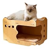Tiragraffi per Gatti - per Gatti Riciclabile Durevole 2 in 1, Materiali...