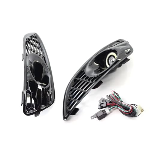 Grille antibrouillard pour Ford Fiesta MK7 Zetec S 2012-2017 nid d'abeille pare-chocs avant 1778260