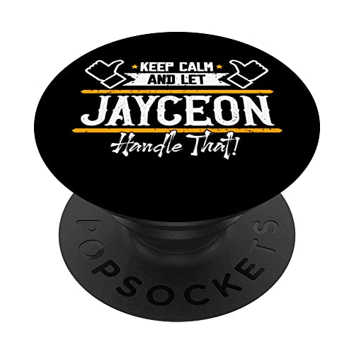 Jayceon | Keep Calm and let Jayceon handle that PopSockets Swappable PopGrip