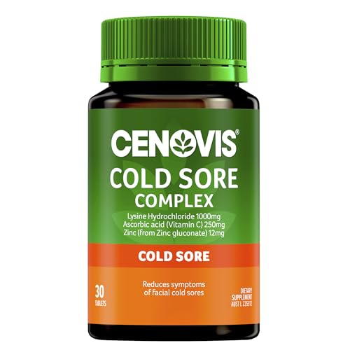 Cenovis Cold Sore Complex Tablets 30 - Relieves Facial Cold Sore Symptoms - Helps to Reduce Occurrence of Facial Cold Sores