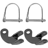 Fahrradanhänger Kupplung 2 Stücke Fahrrad Anhängerkupplung, Anhängerkupplung mit Sicherungsstift für Qeridoo Modell Kinderkarren, Hundeanhänger, Haustierkarren, Lebensmittelkarren