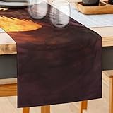 Drachen-Tischläufer, 33 x 183 cm, Fantasie-Tiermotiv, rechteckig, für Küche, Hochzeit, Restaurant, Dinner-Party, Heimdekoration