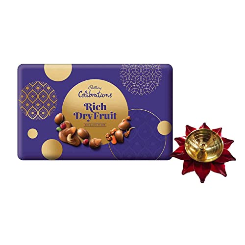 Image of Cadbury Rich Dry Fruit Collection Chocolates Gift Pack, 177 Gram
