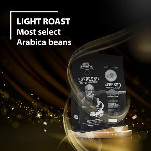 Image of TRUNG NGUYEN LEGEND Espresso Specialist Arabica Coffee Bean - Bag 17.6 Oz /500gr, Light Roast, Whole Beans, Full Coffee Beans, Smooth and Balanced Taste