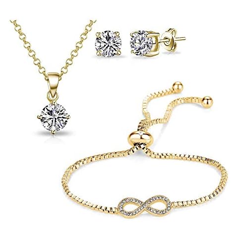 Philip Jones Gold Plated Infinity Friendship Set Cover