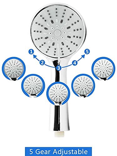 Nouveau matériau ABS douche murale chromée et buse haute performance