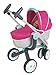 Smoby Maxi Cosi Deep 252492 - Passeggino per bambole a 3 ruote