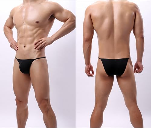 Men's Modal Briefs Sexy Men Underwear Low-rise Solid Underpants Comfortable Breathable Bikini Lingerie2