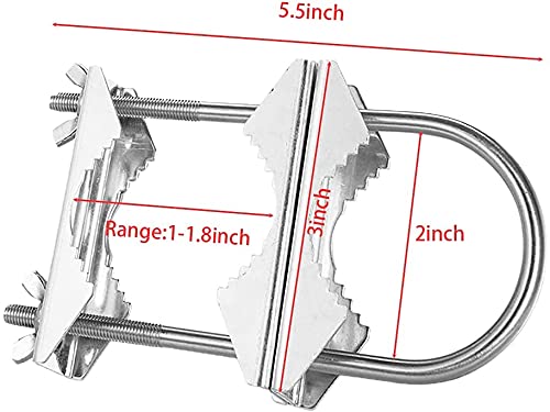 Morsetto a doppia antenna con morsetto a V con
