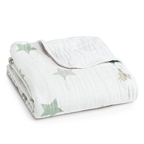 Image of aden + anais Dream Blanket | Boutique Muslin Baby Blankets for Girls & Boys | Ideal Lightweight Newborn Nursery & Crib Blanket | Unisex Toddler & Infant Bedding, Shower & Registry Gift, Elephants