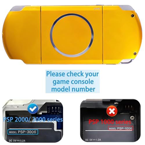 Image of OSTENT Battery Protector Cover Door Repair Parts Replacement for Sony PSP 2000 /3000 Color Gold