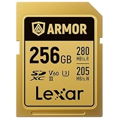 LEXAR Carte SDXC Pro Gold Series ARMOR UHS-II 256Go IP68 R280/W205MB/s