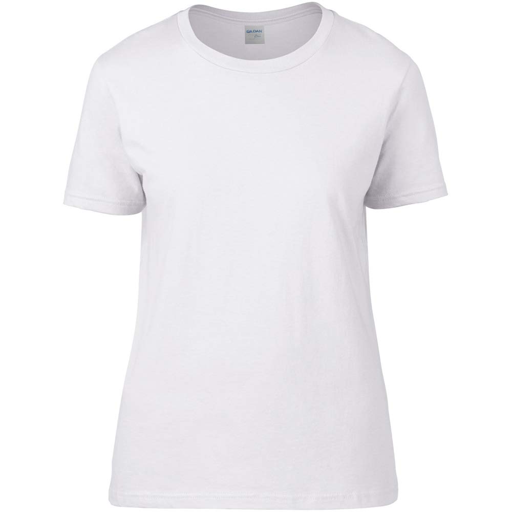 Gildan - T-Shirt Coton - Femmes (M) (Blanc)