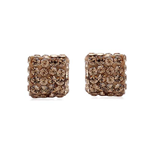 Jewelili 10K White Gold 1.5 MM Round Colorado Topaz Crystal Stud Earrings2