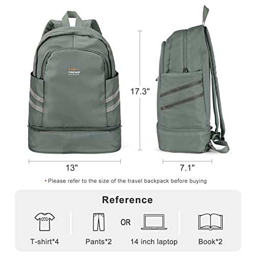 coofay Gym Backpack For Women Waterproof Backpack With Shoe Compartment Lightweight Travel Backpack Sports Backpacks Large Gym Bag