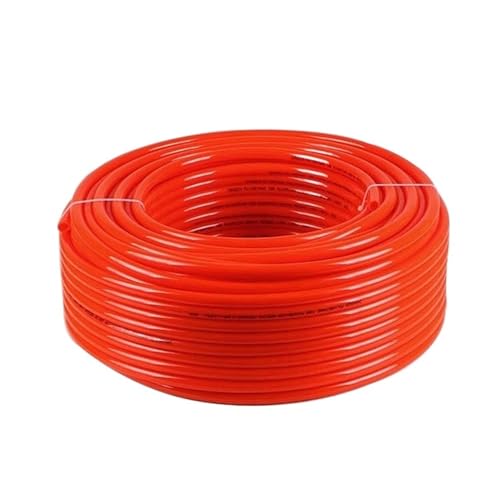 flexiable rubber Red Air Hose Pneumatic Tube Pipe PU Hoses 12mm 14mm For Compressor Polyurethane Tubing 6x4 12x8 8x5mm 8mm 6mm 4mm 10mm drain elastic (Size : 10 Meters, Color : 4mm OD X 2.5mm ID)