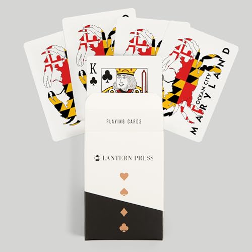 Lantern Press Ocean City Maryland Crab Bandera 52 Cartas miniatura 6