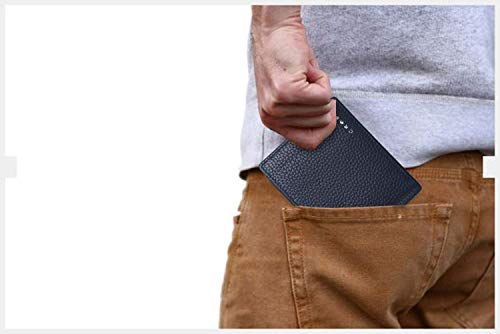 Cross Navy Men's Wallet Stylish Genuine Leather Wallets for Men Latest Gents Purse with Card Holder Compartment (AC1288799_3-5)