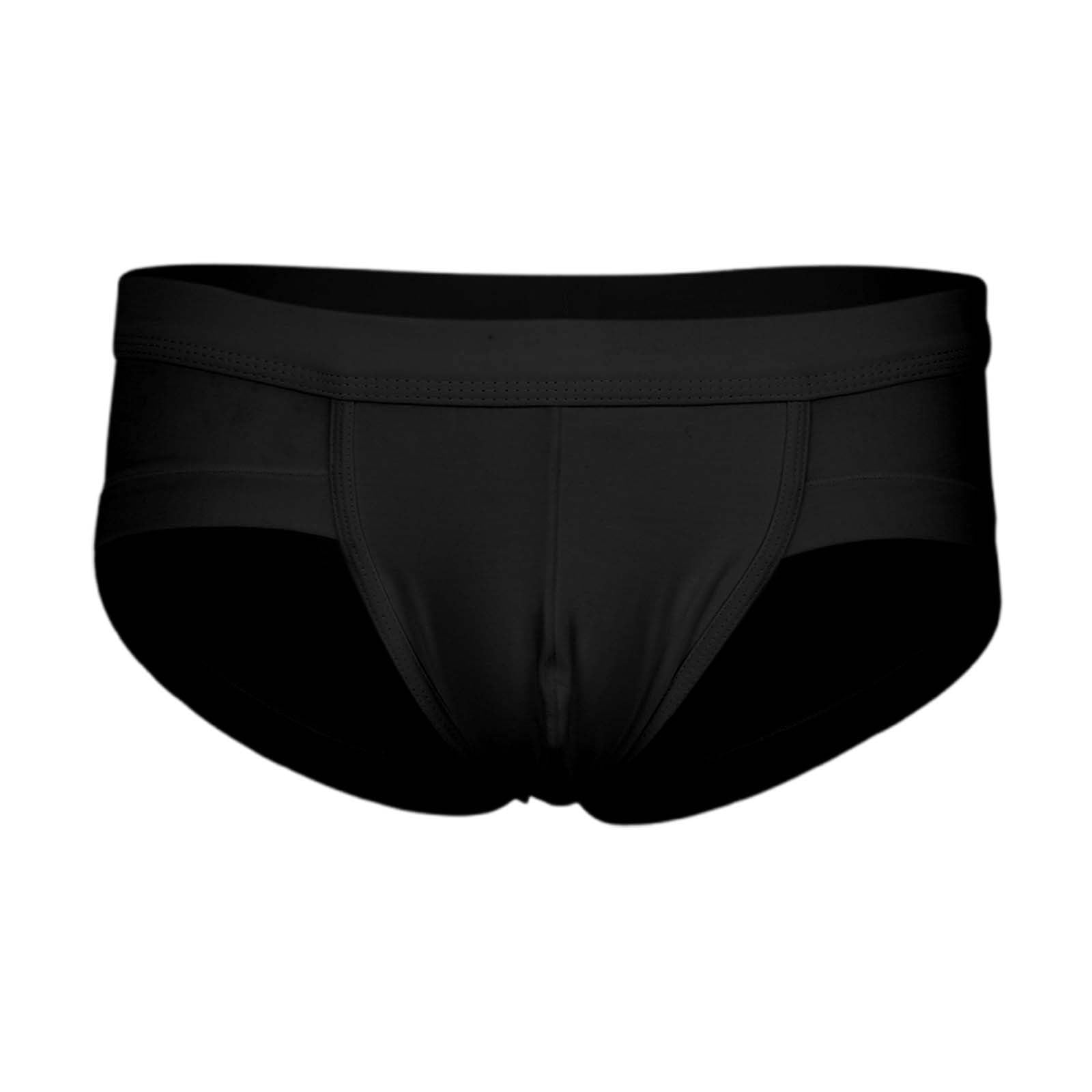 Men's Cotton Underpants Fun String with Bulge Pouch Sportslip Stretch Slips Soft Lingerie Sissy Lingerie Underwear Tanga Breathable Trunk Bulge Enhancing Pouch Elastic