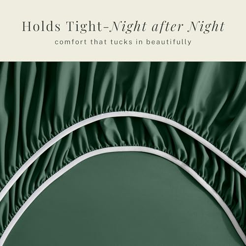 Image of Hearth & Harbor Bed Sheets, Luxury Soft 6 Piece Bed Sheet Set Extra Deep Pocket Fitted Sheets Fits Mattress up to 21 inch, Double Brushed Bedding Sheets & Pillowcases,