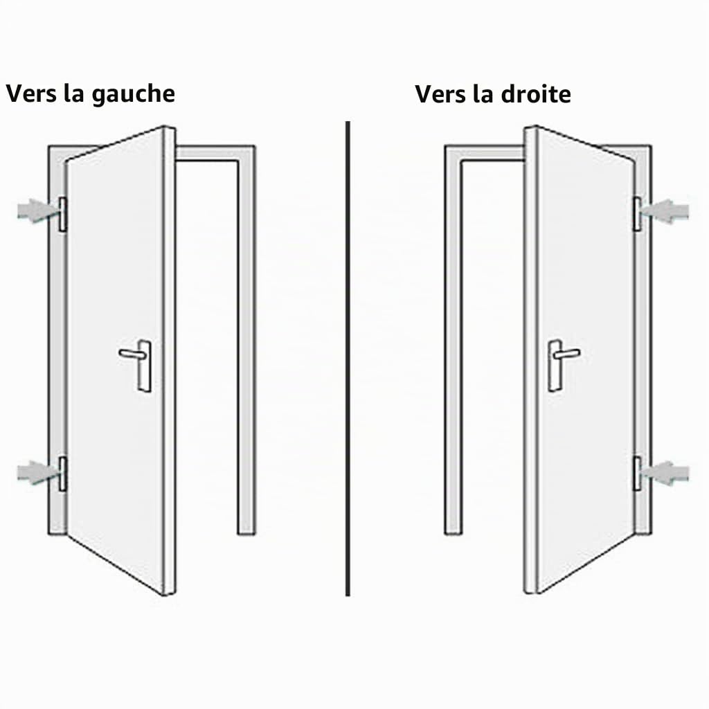 Porte d entrée Blanc 98x208 cm PVC