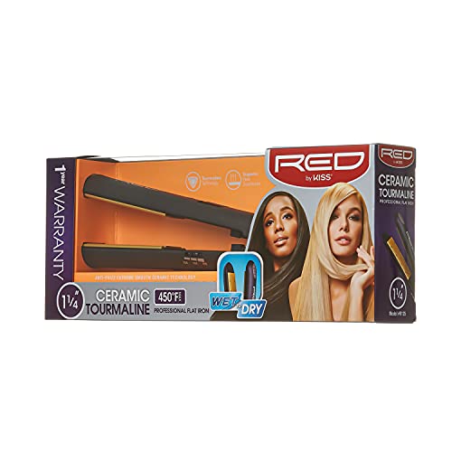 Plancha de Pelo Red by Kiss Titanium Styler Flat Iron miniatura 2