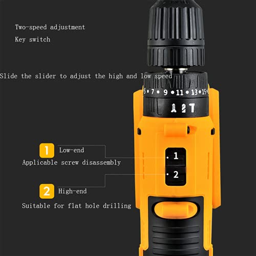 BohrhäMmer Schlagbohrmaschine Abbruchhammer Hammerbohrer Hand Elektrobohrer Lithiumbatterie Schlag Elektrobohrer… – Bild 7