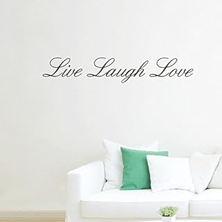 Live Laugh Love Removable Wall Stickers Home Decals Decor Quote Art Vinyl DIY