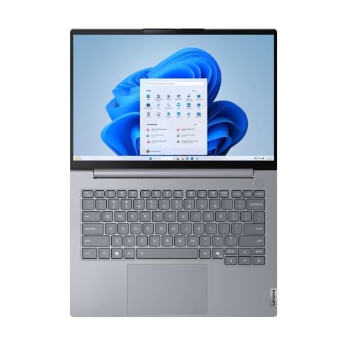 Image of Lenovo ThinkBook 14 Intel Core 5 210H 14th Gen (16GB /512GB SSD /DOS /Fingerprint Reader) 14 inch WUXGA IPS 300 Nits Antiglare Thin & Light Laptop /Aluminium Top /Arctic Grey /3Y Warranty /1.36Kg, 21SGS00100