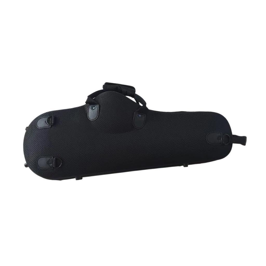 Robuste, stoßfeste Saxophontasche mit Tragegriff und verstellbaren Gurten. Ideal für Musikbegeisterte, Notizbücher und weiteres Zubehör. Die Aufbewahrungstasche ist ein perfektes Geschenk für