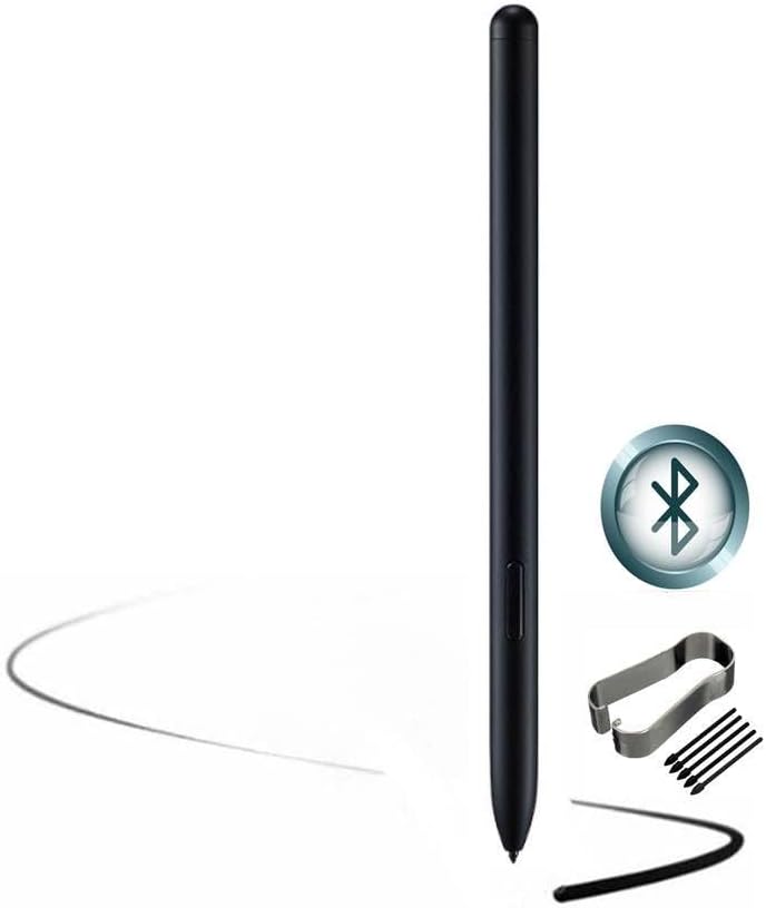 Para Galaxy Tab S9 Stylus Pen (con Bluetooth) Reemplazo para Samsung Galaxy Tab S9 UltraTab S9 PlusTab S9 All Version Stylus Pen Touch S Pen (negro)