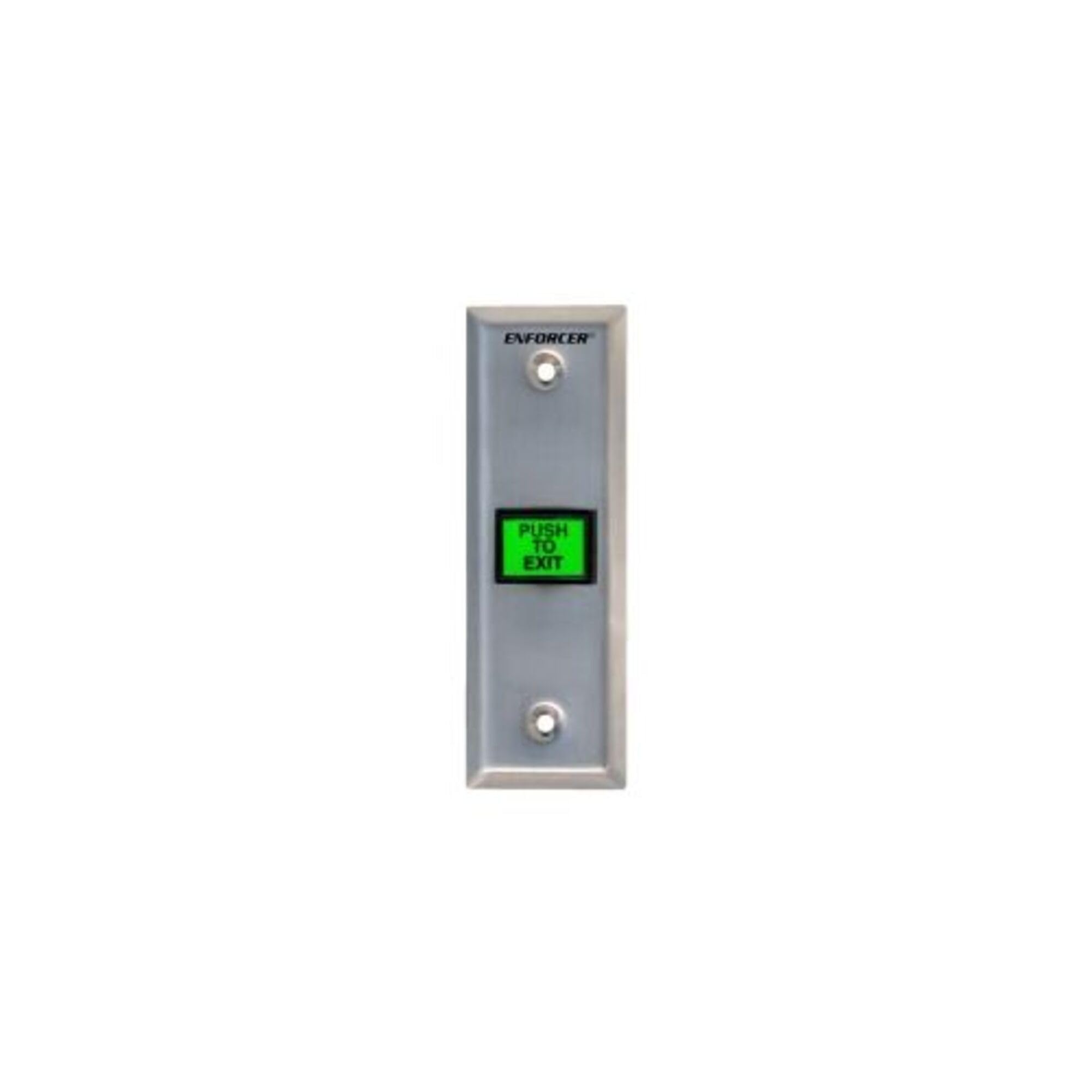 Seco-Larm Enforcer Slimline Push-to-Exit Plate, Illuminated (SD-7103GC-PEQ)