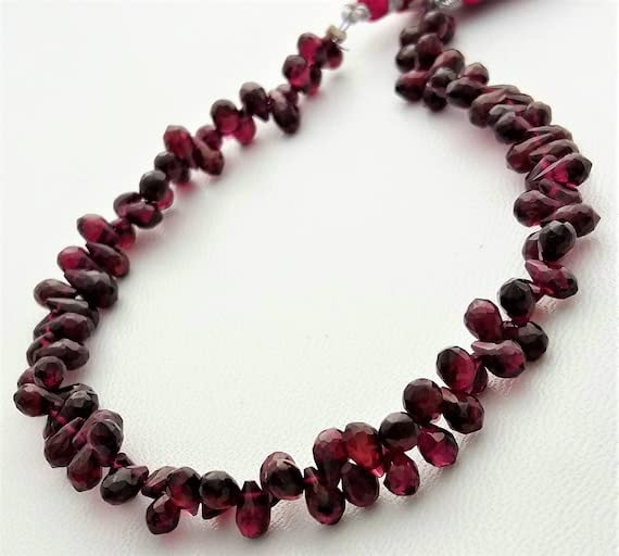 Perles grenat facettées LKBEADS de haute qualité pour la création de bijoux raffinés [E1345]