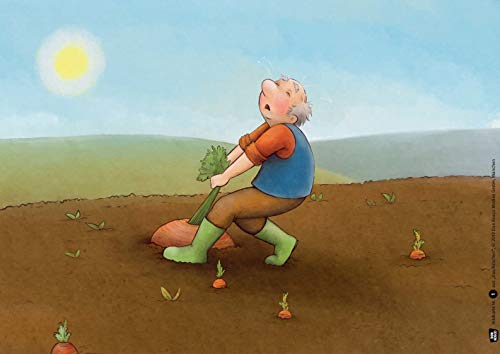 Das Rübchen. Kamishibai Bildkartenset. Märchen für Kinder von 1-3 (Märchen für das Erzähltheater mit Kindern unter drei Jahren)