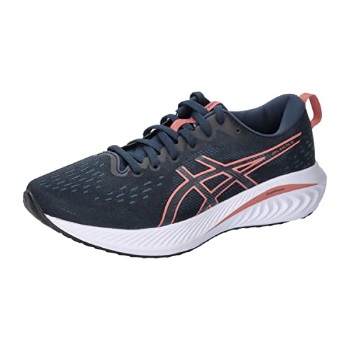ASICS Damen Gel-Excite 10 Sneaker, Dunkelblau Lachs, 42.5 EU