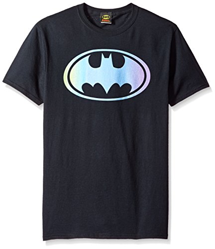 DC Comics Men's Batman Gradient Bat Logo T-Shirt