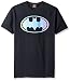 DC Comics Men's Batman Gradient Bat Logo T-Shirt
