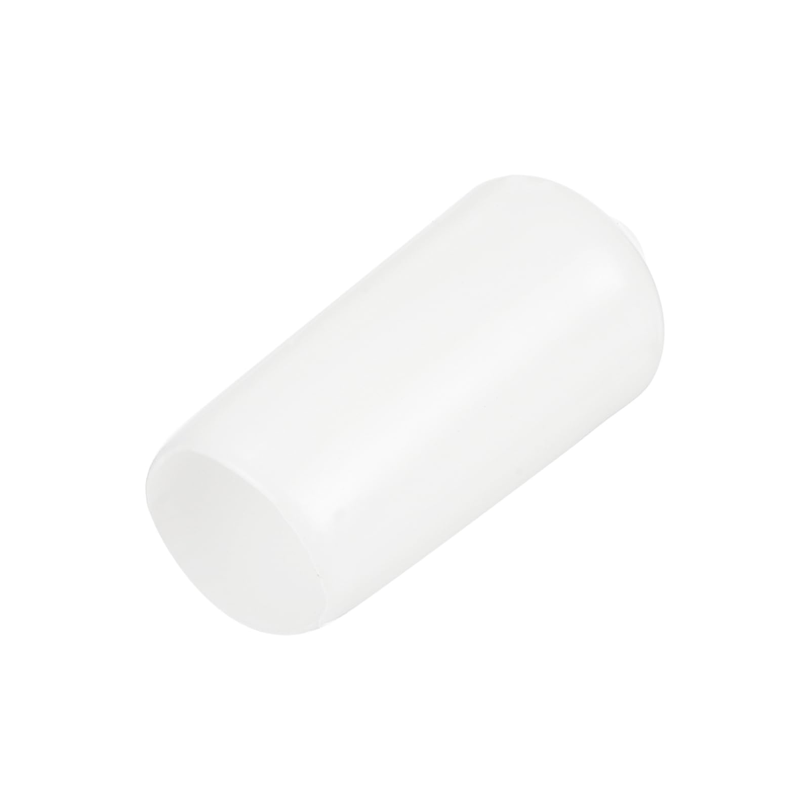 uxcell 20pcs Rubber End Caps 10.5mm ID Vinyl Round Tube Bolt Cap Cover Thread Protectors White