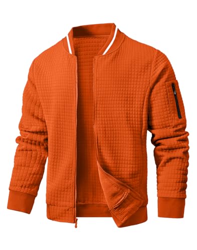 Wizoat Mens Casual Jacket Lightweight Jacket Varsity Coat