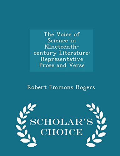 The Voice of Science in Nineteenth-Century Lite... 1297228804 Book Cover