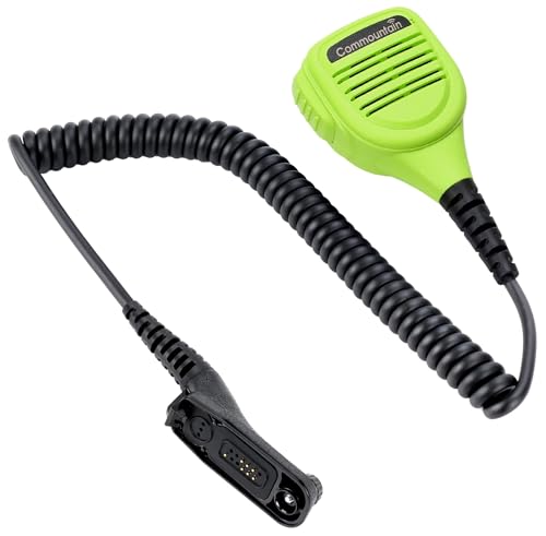 commountain Speaker Mic Compatible for Motorola Radios APX-6000 XPR-7550e APX-8000 (7000 4000) XPR-7350e (7580e 7380e 7550 7350) APX6000 APX7000 APX8000 XPR7550 XPR7550e Shoulder Microphone
