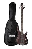 Yamaha 5 String Bass Guitar, Right Handed, Translucent Brown, 5-String (TRBX505 TBN)