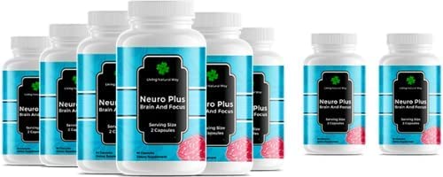 Neuro Plus Brain & Focus Formula Supplement - Brain Booster Supplement Support Focus & Memory - Enha
