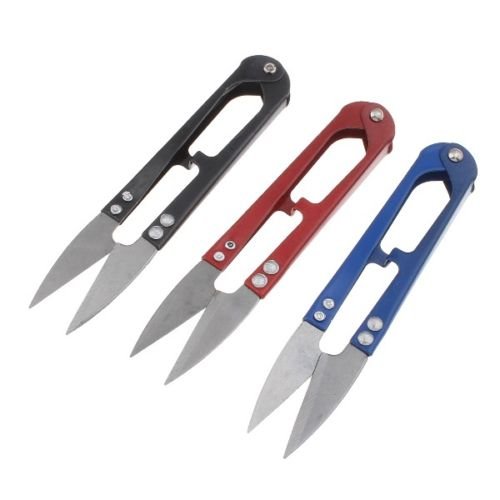 10 stuks roestvrijstalen oogschaar, scherpe set, knipser, sieraadschaar, bladsnijschaar, oogschaar, bonsai-schaar… - Afbeelding 4