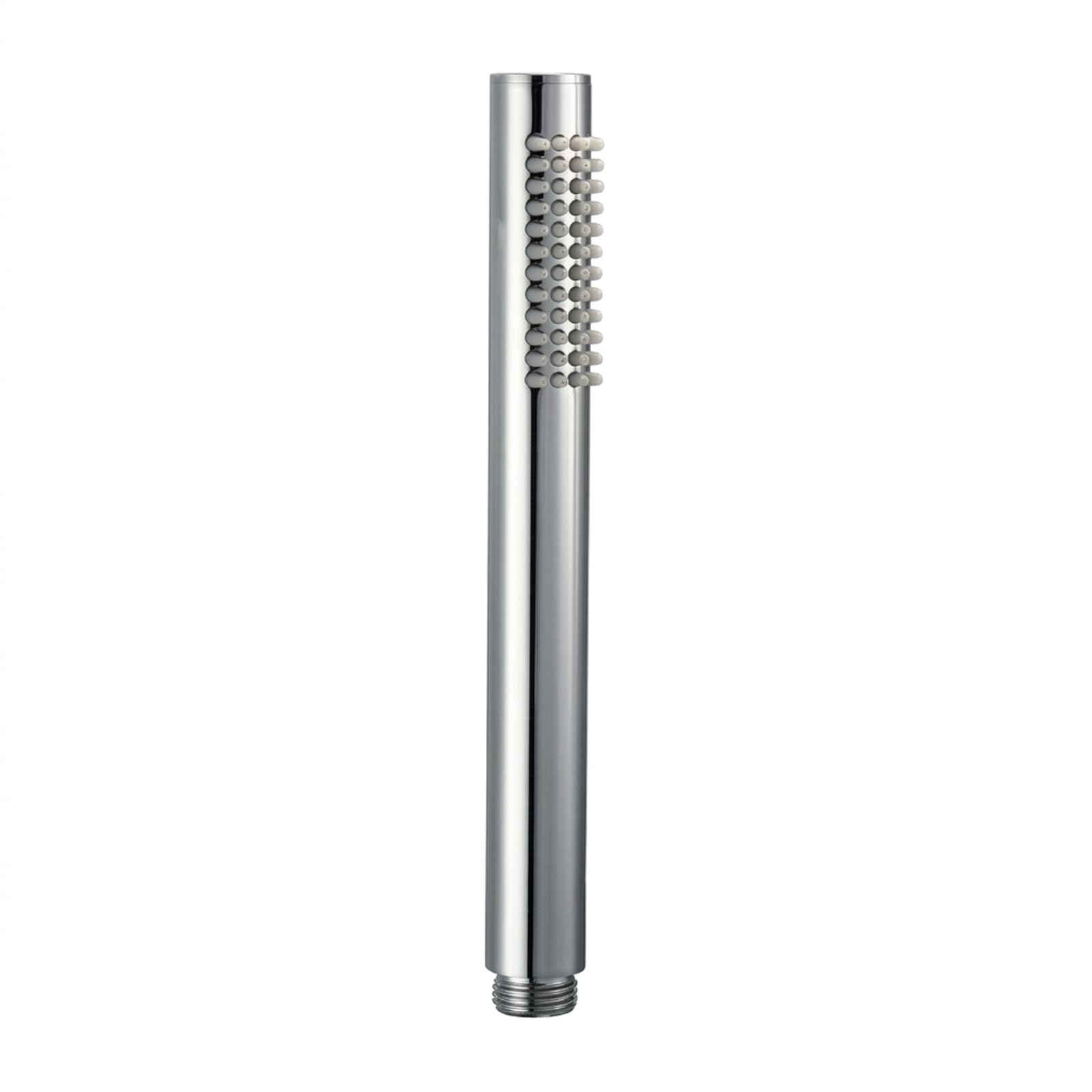 Oiieco Shower Head High Pressure Brass Round Handheld Shower Water Saving 3X Water Flow Booster with Easy Cleaning Rubber Nozzles Low Pressure Shower Head Black (Silvery)