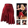 ZYMOZYM Asymmetrical Latin Dance Skirt for Women R... #1