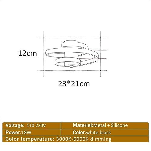 Lámpara de techo intercambiable de 3 colores con tecnología LED eficiente para el hogar 6